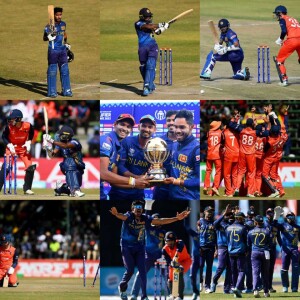 Podcast no. 262 - Sri Lanka thrash Netherlands in Harare in the final of the ICC CRICKET WORLD CUP QUALIFIERS.