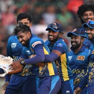 Nuwan Thushara’s 5fa and hat-trick helps Sri Lanka seal T20 Series win over Bangladesh at Sylhet.