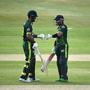 Mohammad Rizwan and Fakhar Zaman make light work of big total as Pakistan complete a comfortable chase against Ireland at Dublin to take the T20 Series into a decider.