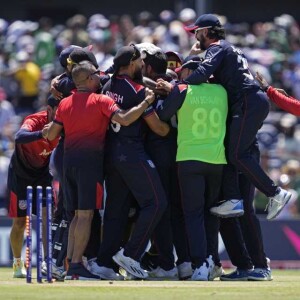 USA pull off one of the biggest upsets in T20 World Cup history as they defeat Pakistan in a Super Over thriller in Dallas.