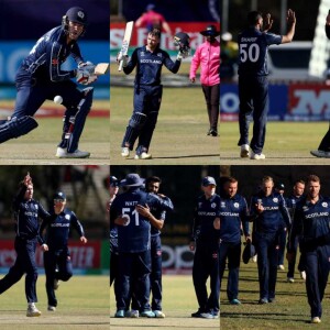 Podcast no. 234  Scotland all but end U.A.E.;s hopes of ODI Cicket World Cup Qualification with a comprehensive victory coutesy of an excellent ODI hundred from captai, Richie Berrington.