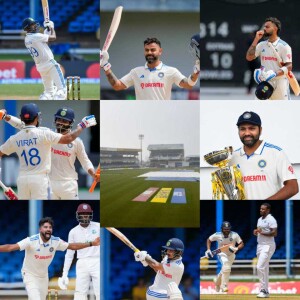 Podcast no. 271 - Siraj and the batsman put on show for India but the rain ends up costing India a chance at a clean sweep over the West Indies in Trinidad and Tobago.