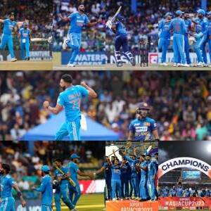 Podcast no. 332 - India break records and make a huge statement in Asia Cup final demolition of Sri Lanka in Colombo, and win their 8th Asia Cup title.