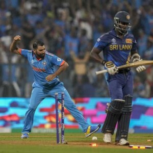Podcast no. 407 - India obliterate Sri Lanka courtesy of a Mohammed Shami special with the ball in Mumbai and seal place in the semifinals.