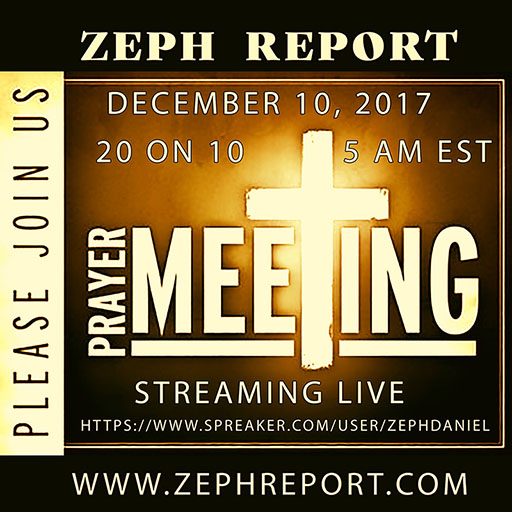 20 on 10 Prayer Meeting Sunday December 10, 2017