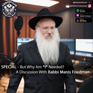 SPECIAL - But Why Am *I* Needed? A Discussion With Rabbi Manis Friedman