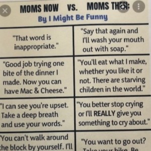 Parenting Then and Now