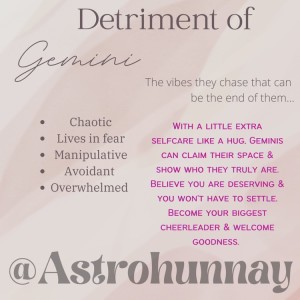 Detriment of Gemini