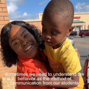 Sometimes we need to understand the behavior as the method of communication from our students