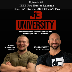 Episode 21: IFBB Pro Hunter Labrada: Growing into the 2021 Chicago Pro