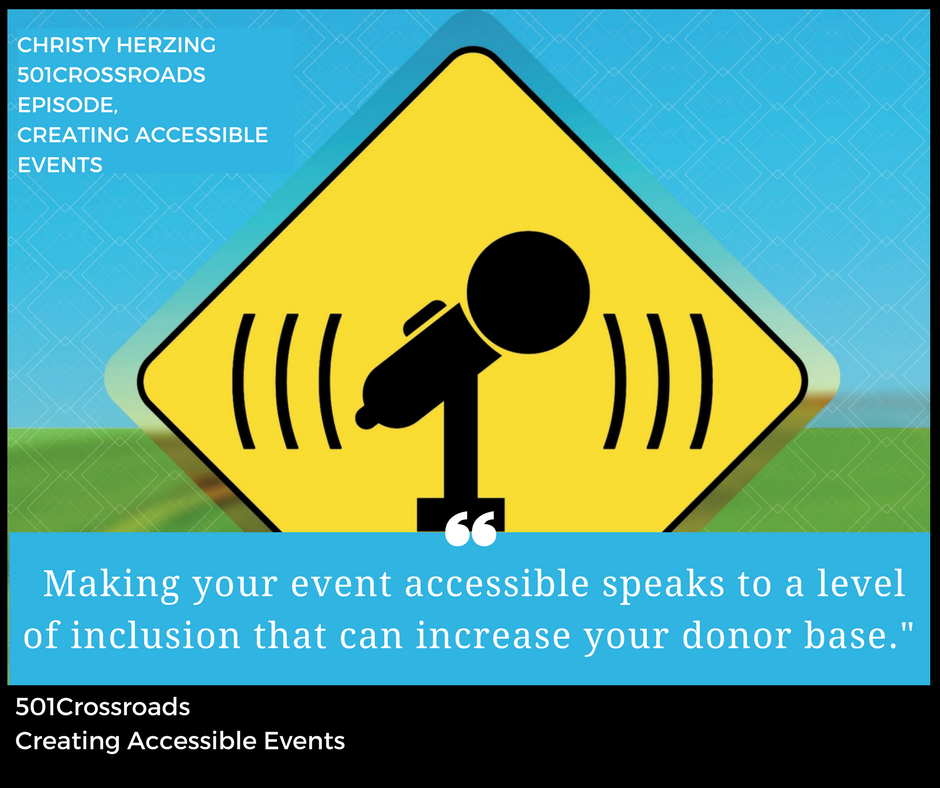 Creating Accessible Events with Christy Herzing and Sandy Jones of Paraquad