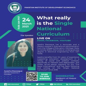 Webinar on ”What really is the Single National Curriculum?”