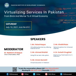 Webinar on ”Virtualizing Services In Pakistan”