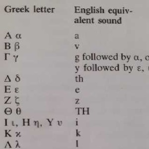 6. It's all Greek to me!
