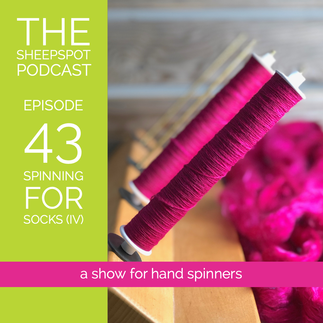 Episode 43: Spinning for Socks IV (Plying for Socks) - podcast episode cover