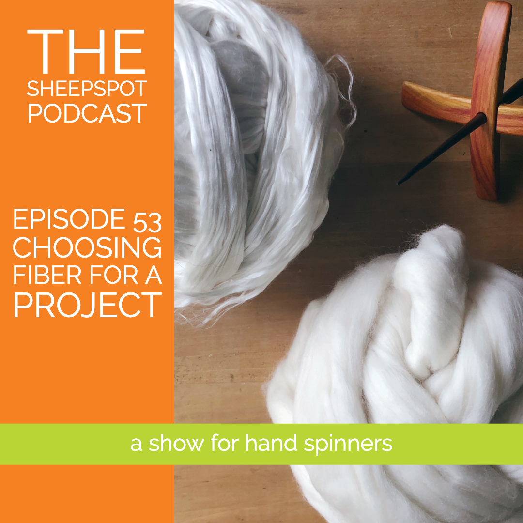 Episode 53: Choosing fiber for a project - podcast episode cover