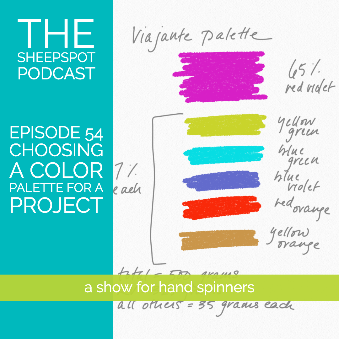 Episode 54: Choosing a color palette for a project - podcast episode cover