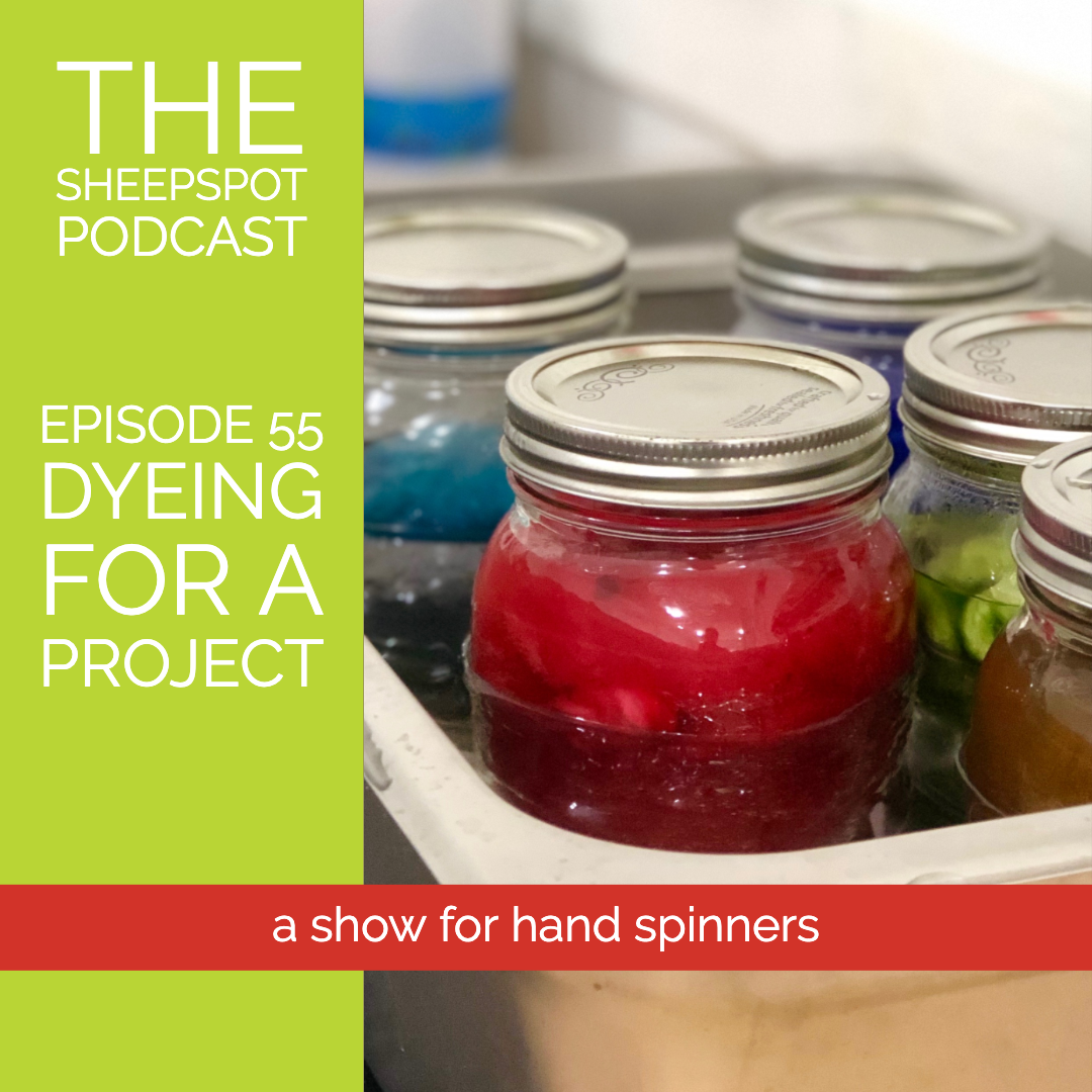 Episode 55: Dyeing for a Project - podcast episode cover