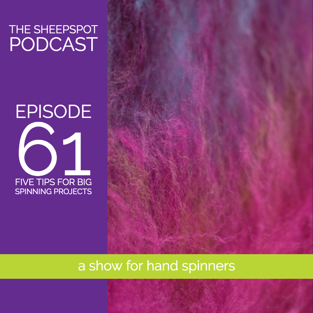 Episode 61: Five tips for big spinning projects - podcast episode cover