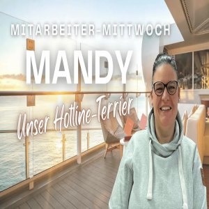 Unser Hotline-Terrier Mandy: Kreuzfahrtlounge Mitarbeiter-Mittwoch