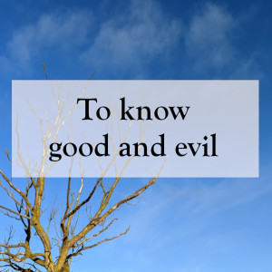 0015 - To know good and evil
