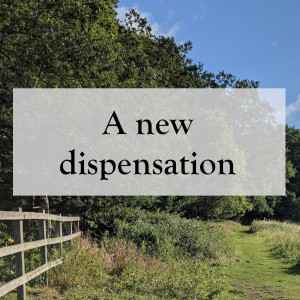 0028 - A new dispensation – government