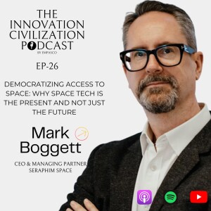 #26 - Mark Boggett - Democratizing access to Space: Why Space tech is the PRESENT and not just the Future