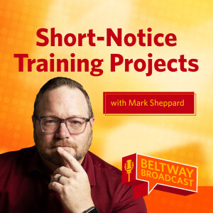 Short-Notice Training Projects with Mark Sheppard
