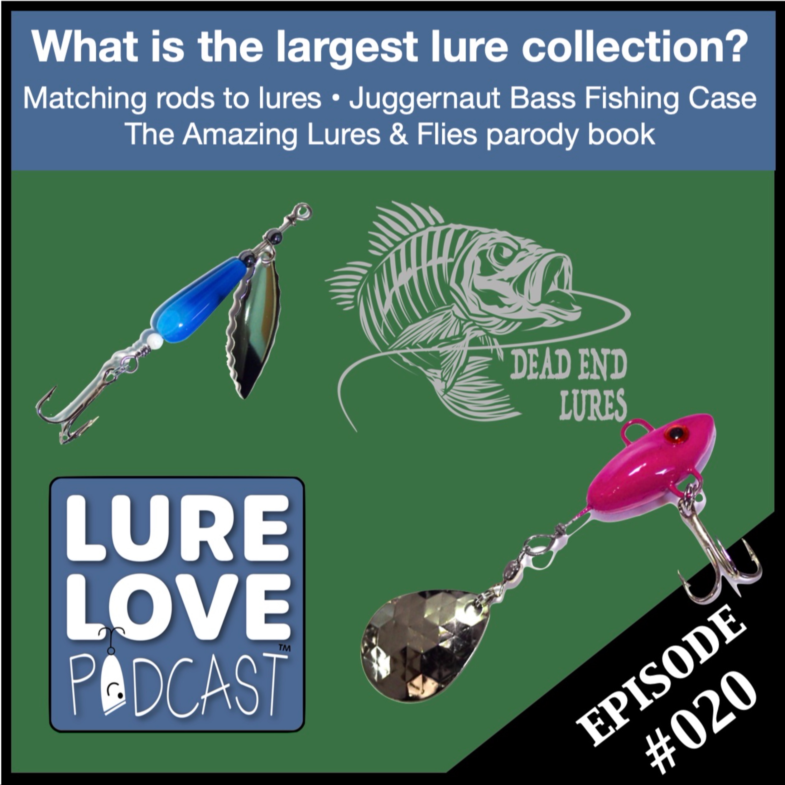 What is the World’s largest collection of fishing lures? Image