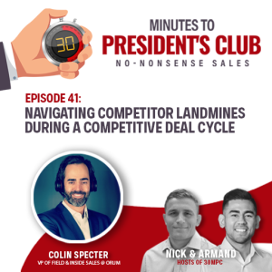 41: Navigating landmines in a competitive deal cycle (Colin Specter, VP of Field & Inside Sales @ Orum)