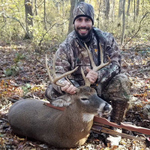 Hunting Whitetail with recurve bow Michael Vlahadamis10.56