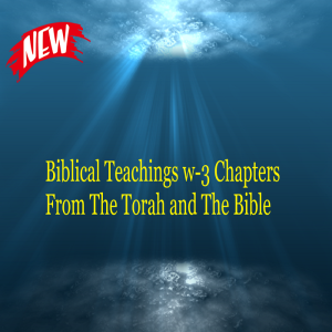 🚦(BRAND NEW) Biblical Teachings w-3 Chapters-From The Torah/Bible