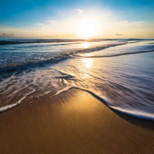 Ocean Waves + Gentle Sleep Frequencies | 1 Hour Soundscape for Rest