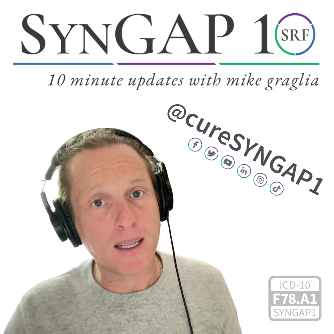 SynGAP10 weekly 10 minute updates on SYNGAP1