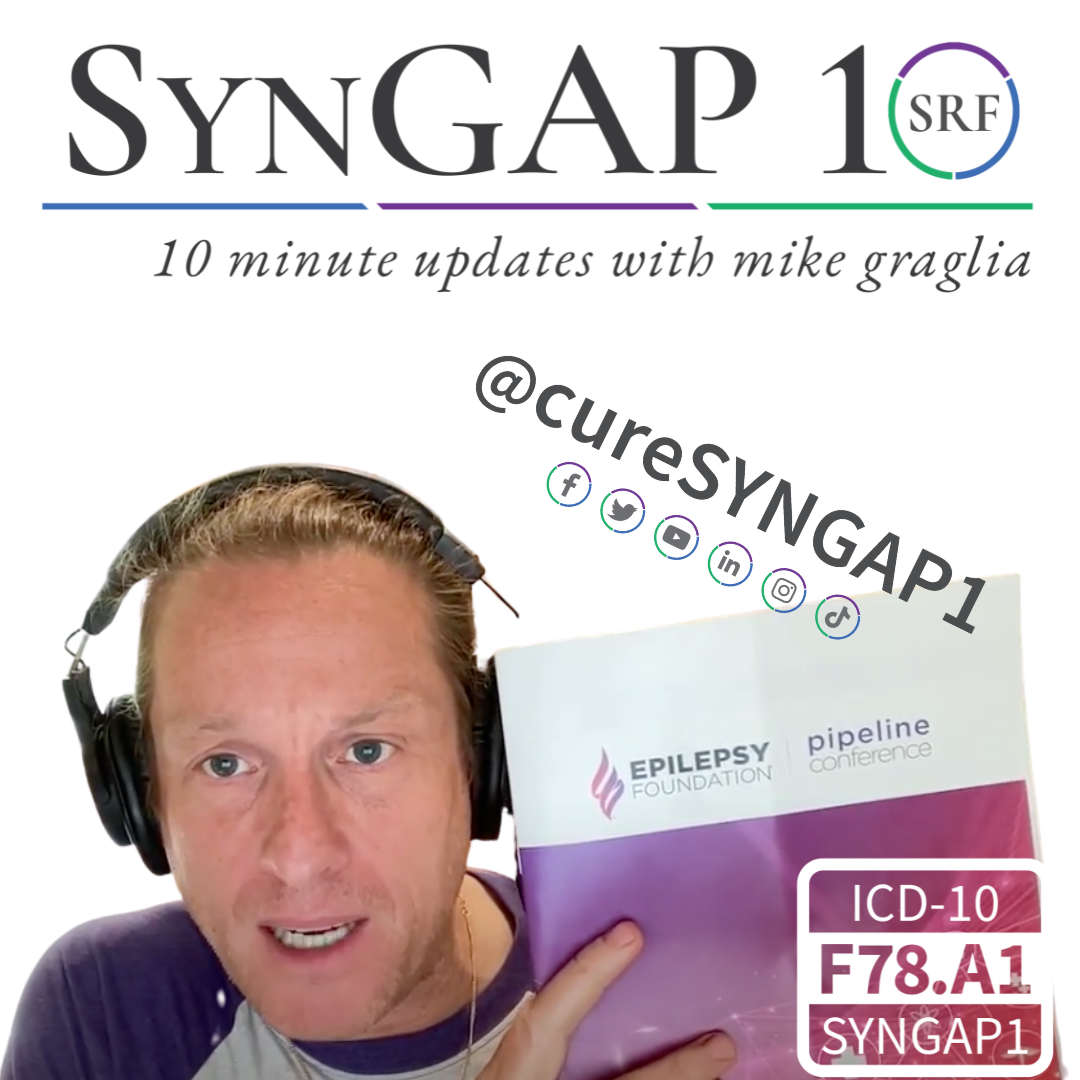 SynGAP10 weekly 10 minute updates on SYNGAP1