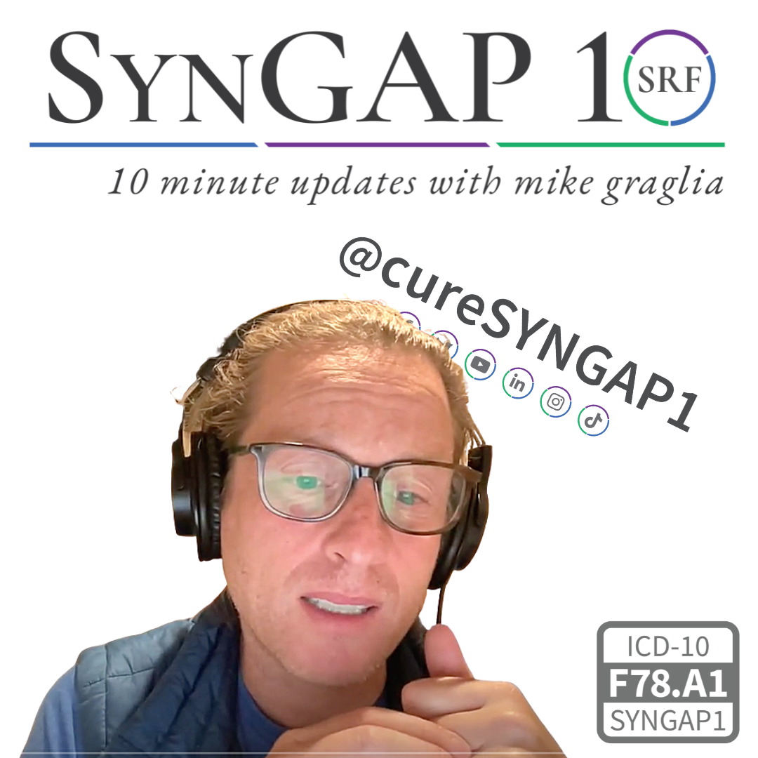 SynGAP10 weekly 10 minute updates on SYNGAP1