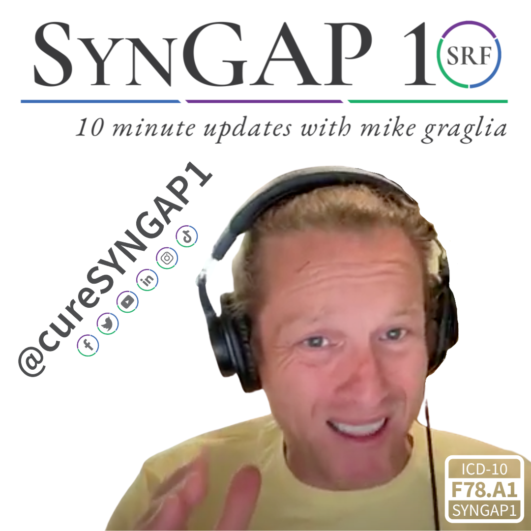 SynGAP10 weekly 10 minute updates on SYNGAP1
