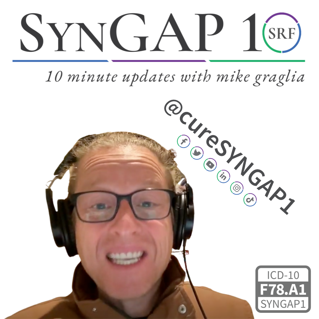 SynGAP10 weekly 10 minute updates on SYNGAP1