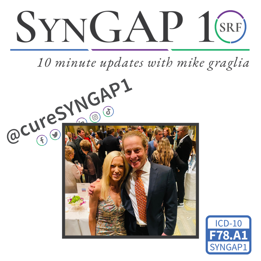 SynGAP10 weekly 10 minute updates on SYNGAP1