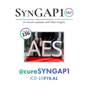 AES & SYNGAP1 Conf were great for SynGAP. 2 wks left to raise funds in ‘24 - #S10e156