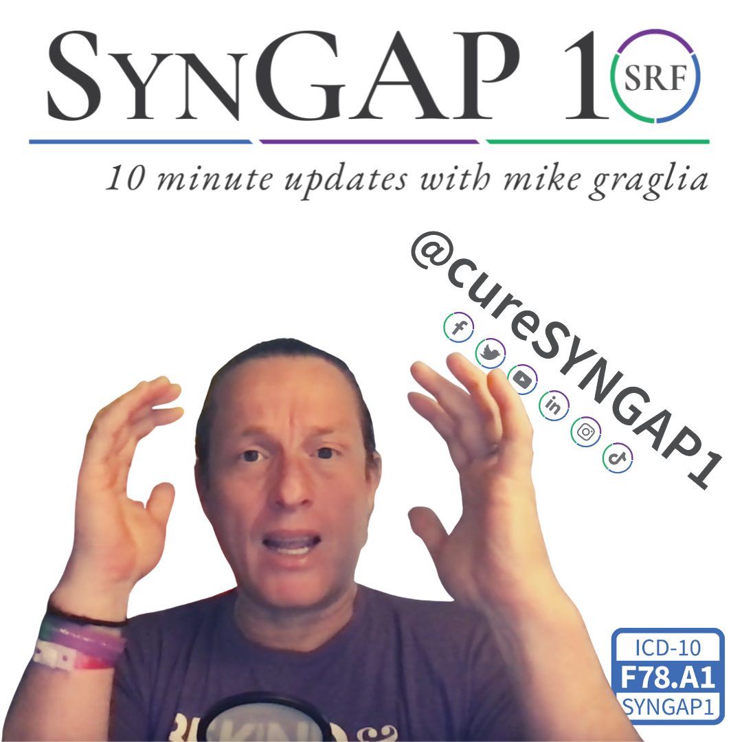 SynGAP10 weekly 10 minute updates on SYNGAP1