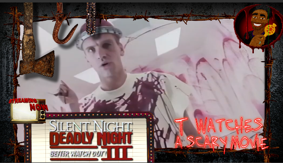 T Watches A Scary Movie