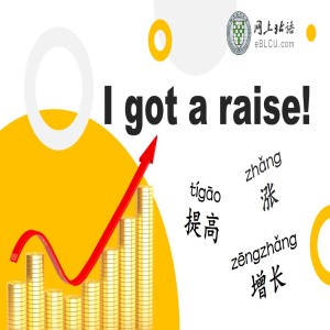 I got a raise! - 涨(zhǎng), 增长(zēngzhǎng), 提高(tígāo)