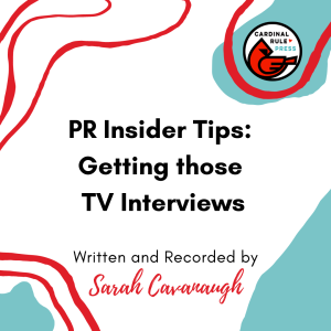 Marketing Tips with CRP Publicist Sarah Cavanaugh: PR Insider Tips-Getting those TV Interview