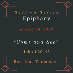 January 19, 2020 Epiphany 