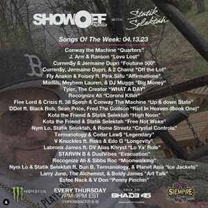 Show Off Radio - Statik Selektah 13 April 2023