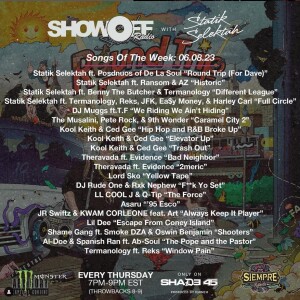 Show Off Radio - Statik Selektah 8 June 2023