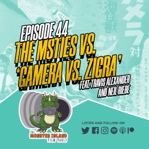 Episode 44: The MSTies vs. ‘Gamera vs. Zigra’ (feat. Travis Alexander and Neil Riebe)