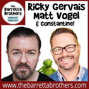 Ricky Gervais, Matt Vogel and Constantine