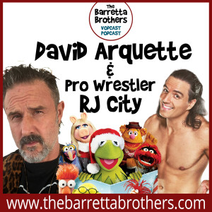 Actor David Arquette and Pro Wrestler RJ City